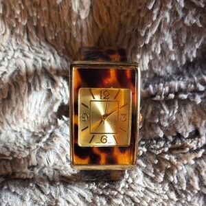 Chico's Tortoiseshell and Gold Women's Watch